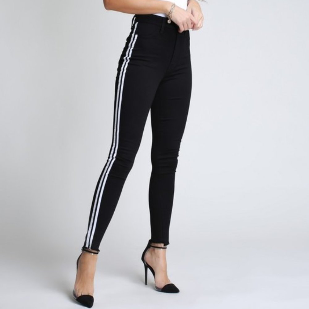 VIBRANT Racer Stripe Jeans
